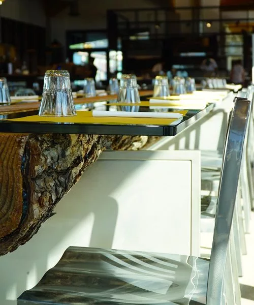 dettaglio sala ristorante stazione mole