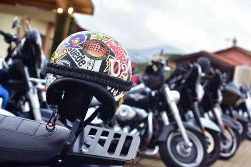 Stazione Mole - Dettaglio casco moto harley davidson